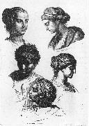 Gerard de Lairesse, Five Female Heads